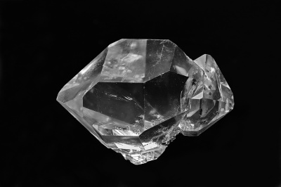 Quarz (Herkimer Diamant) - Mohawk Valley, Upper New York State, USA  3,5x2cm